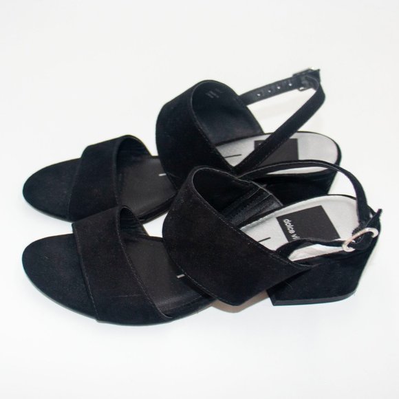 Dolce Vita "Lorne" Black Sandals Size 2 - Picture 4 of 5